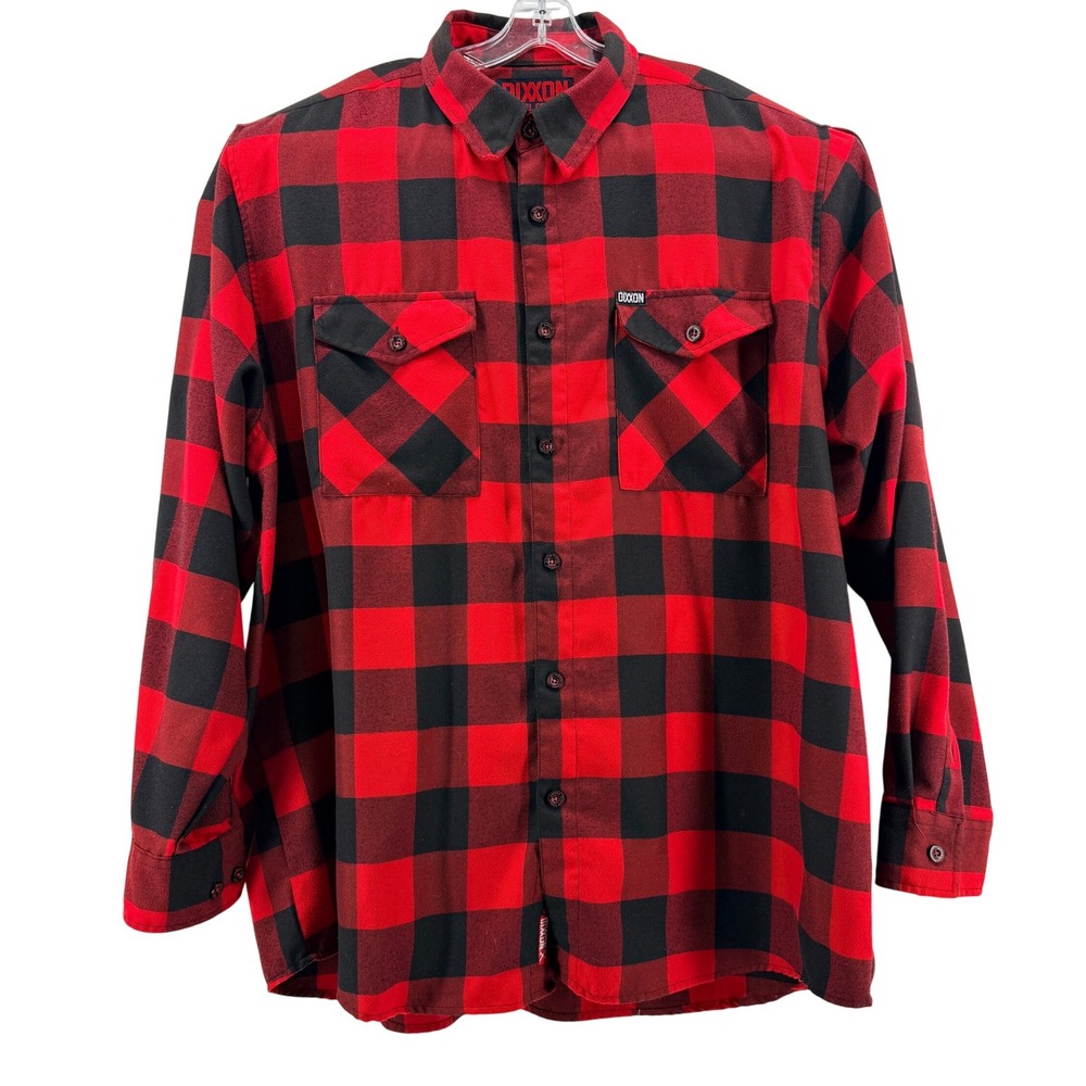 Dixxon Flannel Company Redrum Shirt Mens 3XL Red Black D-Tech Buffalo Plaid